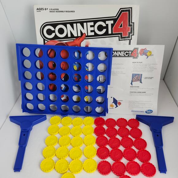 Hasbro Gaming Connect 4 Board Game A5640 Game Night 2016 Age 6+ Pre-Owned - Picture 4 of 13